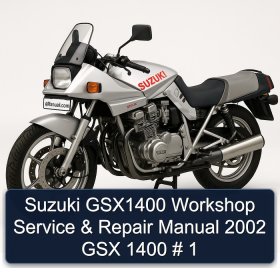 Suzuki GSX1400 Workshop Service & Repair Manual 2002 GSX 1400 # 1