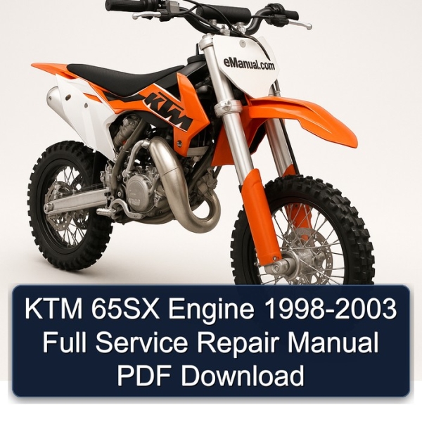 KTM 65SX Engine 1998-2003 Full Service Repair Manual PDF Download