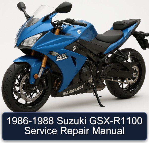 1986-1988 Suzuki GSX-R1100 Service Repair Manual