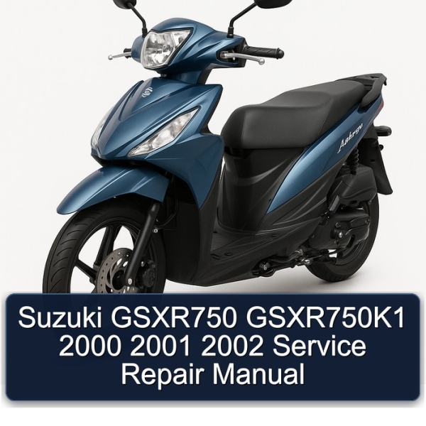 Suzuki GSXR750 GSXR750K1 2000 2001 2002 Service Repair Manual