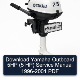 Download Yamaha Outboard 5HP (5 HP) Service Manual 1996-2001 PDF