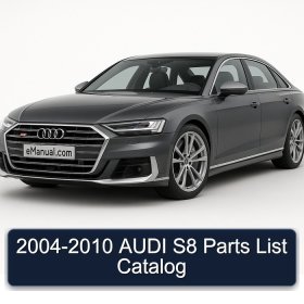 2004-2010 AUDI S8 Parts List Catalog