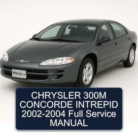 CHRYSLER 300M CONCORDE INTREPID 2002-2004 Full Service MANUAL