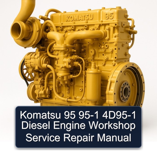 Komatsu 95 95-1 4D95-1 Diesel Engine Workshop Service Repair Manual
