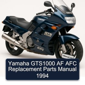 Yamaha GTS1000 AF AFC Replacement Parts Manual 1994