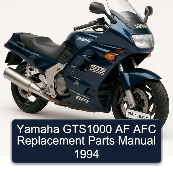 Yamaha GTS1000 AF AFC Replacement Parts Manual 1994