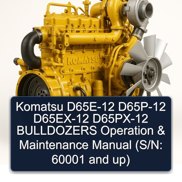 Komatsu D65E-12 D65P-12 D65EX-12 D65PX-12 BULLDOZERS Operation & Maintenance Manual (S/N: 60001 and up)