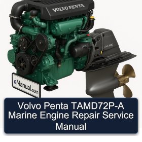 Volvo Penta TAMD72P-A Marine Engine Repair Service Manual