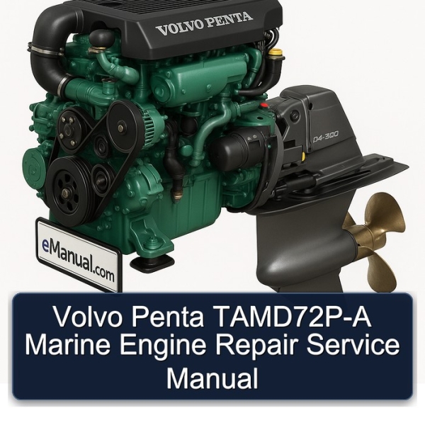 Volvo Penta TAMD72P-A Marine Engine Repair Service Manual