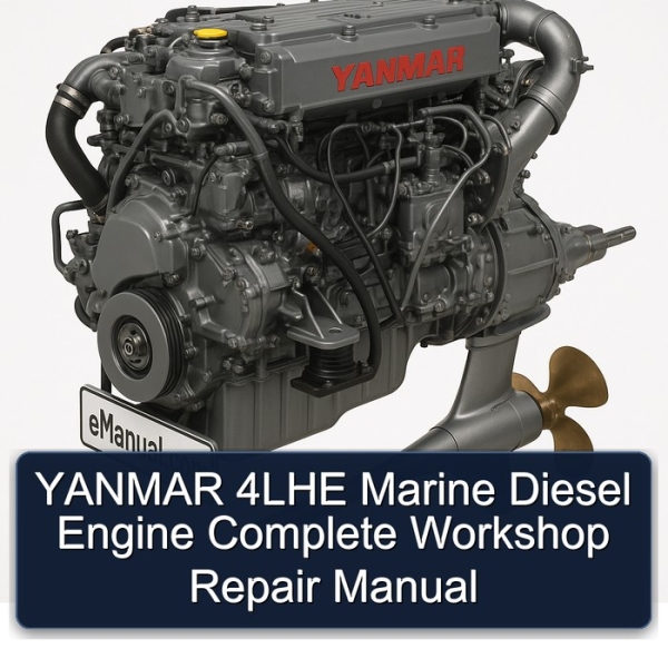 YANMAR 4LHE Marine Diesel Engine Complete Workshop Repair Manual