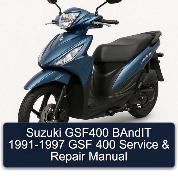 Suzuki GSF400 BAndIT 1991-1997 GSF 400 Service & Repair Manual