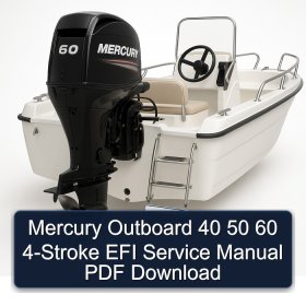 Mercury Outboard 40 50 60 4-Stroke EFI Service Manual PDF Download