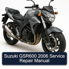 Suzuki GSR600 2006 Service Repair Manual