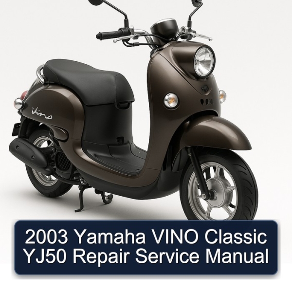 2003 Yamaha VINO Classic YJ50 Repair Service Manual