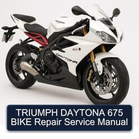 TRIUMPH DAYTONA 675 BIKE Repair Service Manual