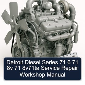 Detroit Diesel Series 71 6 71 8v 71 8v71ta Service Repair Workshop Manual