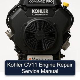 Kohler CV11 Motor - Reparaturhandbuch