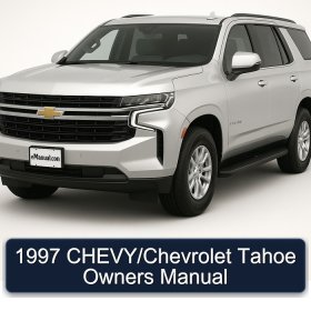 1997 CHEVY/Chevrolet Tahoe Owners Manual