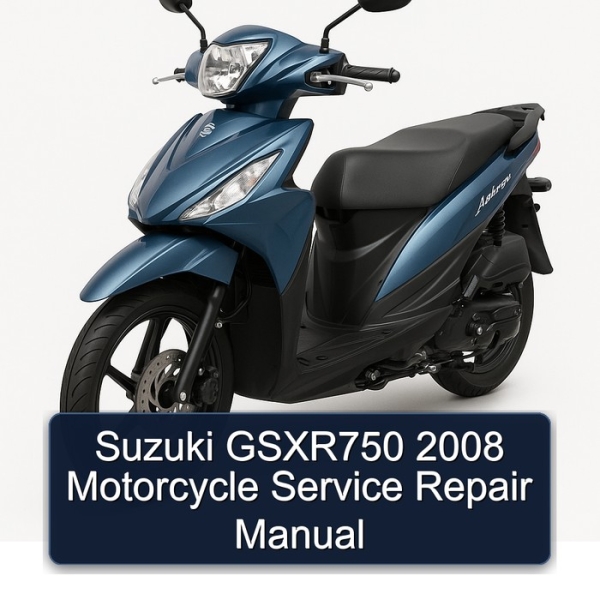 Suzuki GSXR750 2008 Motorcycle Service Repair Manual
