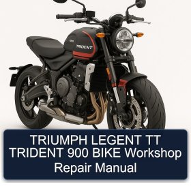 TRIUMPH LEGENT TT TRIDENT 900 BIKE Workshop Repair Manual