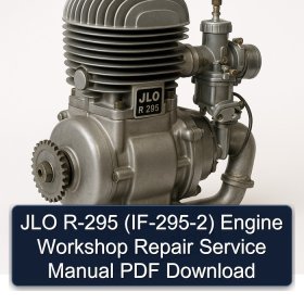 JLO R-295 (IF-295-2) Engine Workshop Repair Service Manual PDF Download