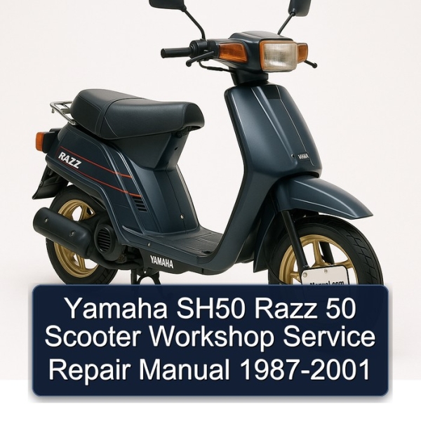 Yamaha SH50 Razz 50 Scooter Workshop Service Repair Manual 1987-2001