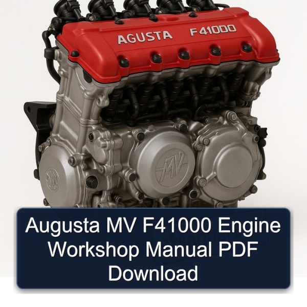 Augusta MV F41000 Engine Workshop Manual PDF Download