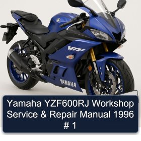 Yamaha YZF600RJ Workshop Service & Repair Manual 1996 # 1