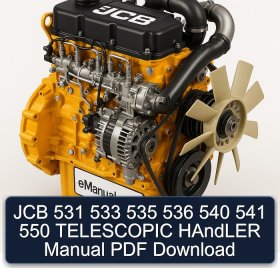 JCB 531 533 535 536 540 541 550 TELESCOPIC HAndLER Manual PDF Download