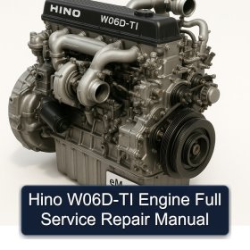 Hino W06D-TI Engine Full Service Repair Manual