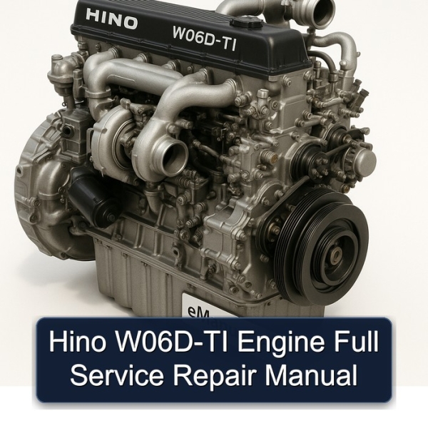 Hino W06D-TI Engine Full Service Repair Manual