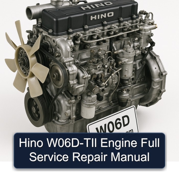 Hino W06D-TIl Engine Full Service Repair Manual