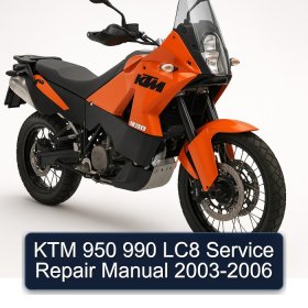 KTM 950 990 LC8 Service Repair Manual 2003-2006