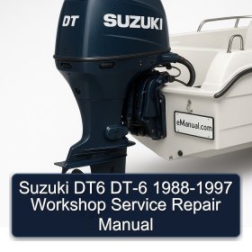 Suzuki DT6 DT-6 1988-1997 Workshop Service Repair Manual