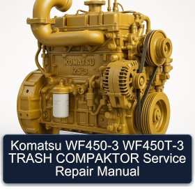 Komatsu WF450-3 WF450T-3 TRASH COMPAKTOR Service Repair Manual