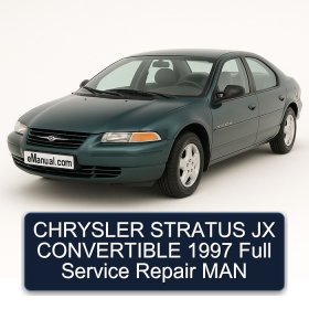 CHRYSLER STRATUS JX CONVERTIBLE 1997 Full Service Repair MAN