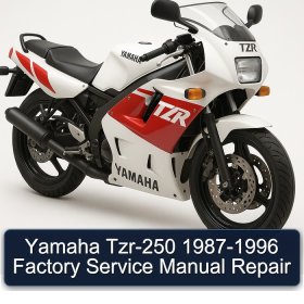 Yamaha Tzr-250 1987-1996 Factory Service Manual Repair