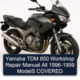 Yamaha TDM 850 Workshop Repair Manual All 1996-1999 ModelS COVERED