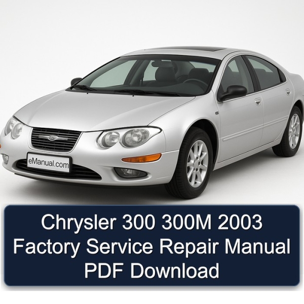 Chrysler 300 300M 2003 Factory Service Repair Manual PDF Download