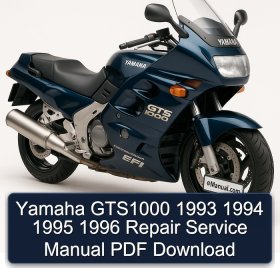 Yamaha GTS1000 1993 1994 1995 1996 Repair Service Manual PDF Download