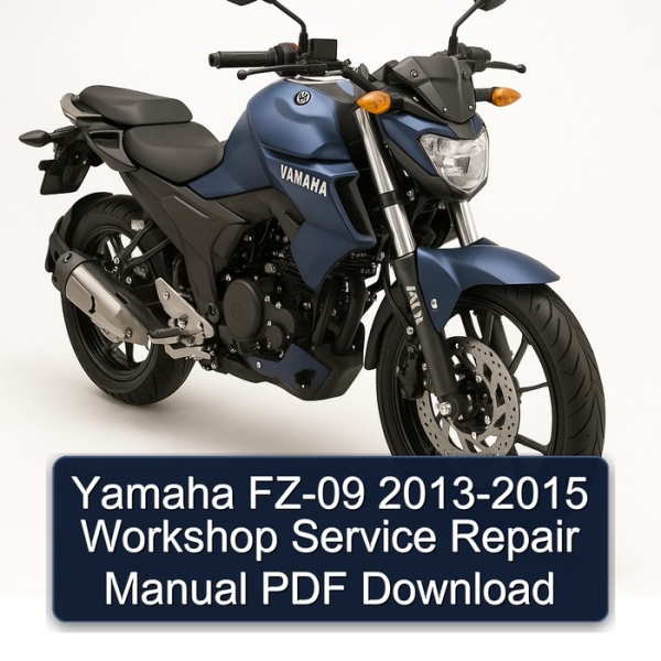 Yamaha FZ-09 2013-2015 Workshop Service Repair Manual PDF Download