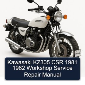 Kawasaki KZ305 CSR 1981 1982 Workshop Service Repair Manual