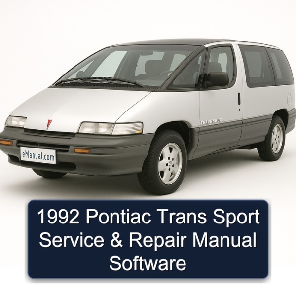 1992 Pontiac Trans Sport Service & Repair Manual Software