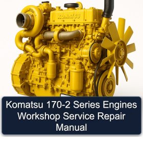 Komatsu 170-2 Series Engines Workshop Service Repair Manual
