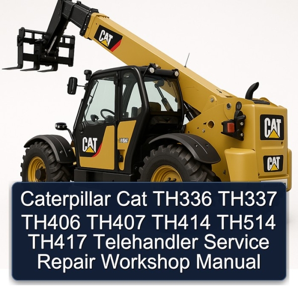 Caterpillar Cat TH336 TH337 TH406 TH407 TH414 TH514 TH417 Telehandler Service Repair Workshop Manual