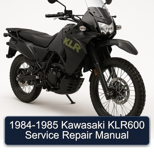 1984-1985 Kawasaki KLR600 Service Repair Manual