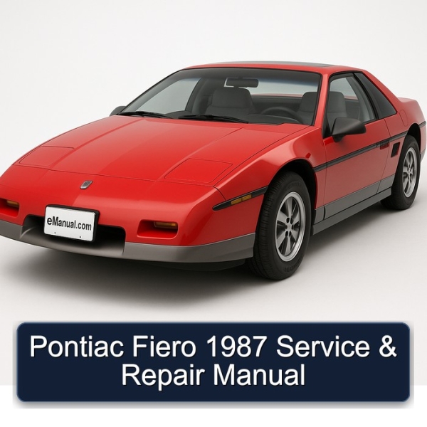 Pontiac Fiero 1987 Service & Repair Manual
