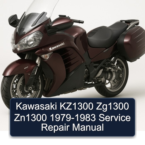 Kawasaki KZ1300 Zg1300 Zn1300 1979-1983 Service Repair Manual