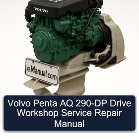 Volvo Penta AQ 290-DP Drive Workshop Service Repair Manual