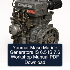 Yanmar Mase Marine Generators IS 6.5 IS 7.6 Workshop Manual PDF Download